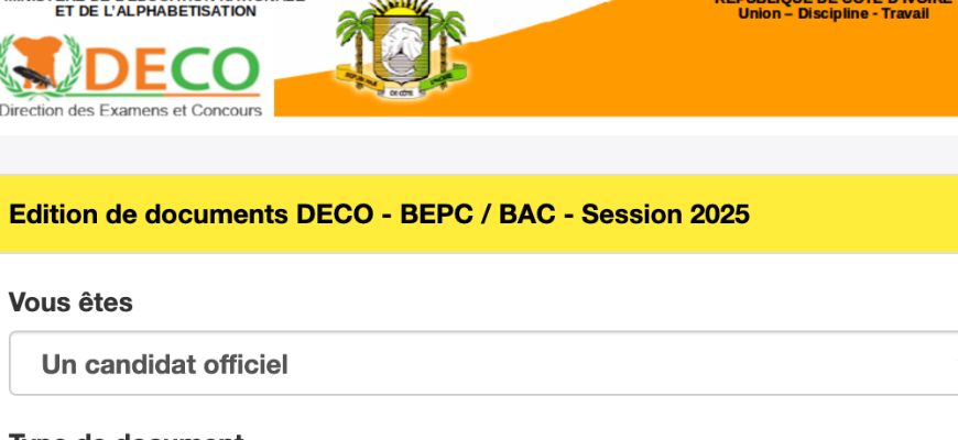 Convocation BEPC 2025 disponible : Voici comment l’imprimer en ligne