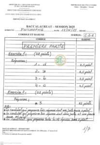 BAC 2025 CI : des corrigés