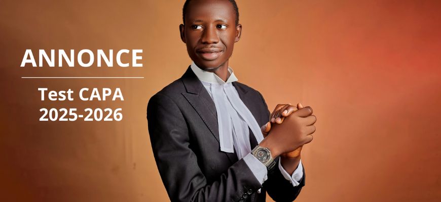 CFPA-CI 2025 : Ouverture du test d’entrée au CAPA