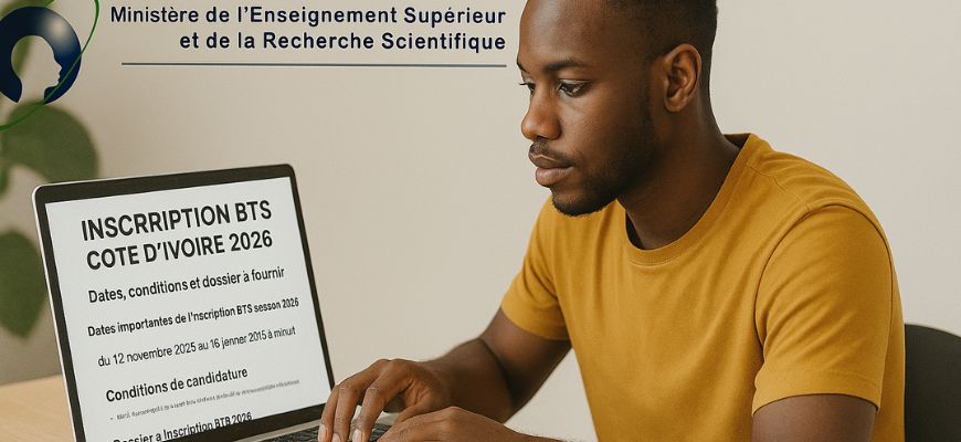 Inscription BTS session 2026 : conditions et dossiers à fournir