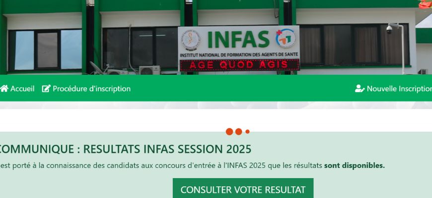 Résultats INFAS 2025 : comment consulter votre admissibilité en ligne ?