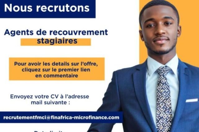Recrutement Agents De Recouvrement