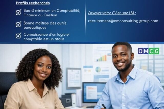 Recrutement Assistant Comptable Stagiaire