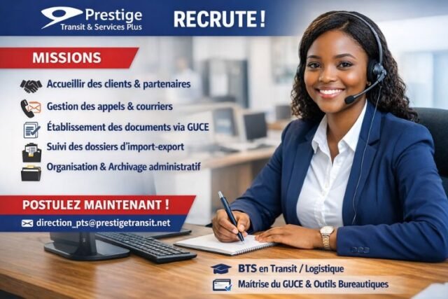 Recrutement agent d’accueil transitaire Recrutement agent d’accueil transitaire