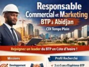 Responsable Commercial et Marketing : poste à pourvoir Responsable Commercial et Marketing