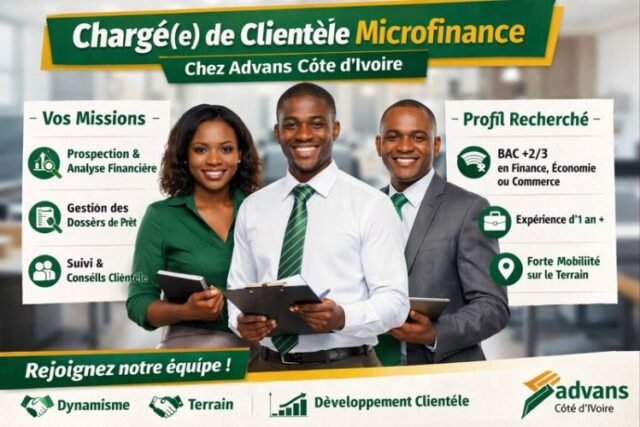 Chargé(e)s clientèle microfinance Advans
