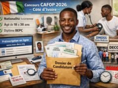 Concours CAFOP 2026 Côte d’Ivoire : Conditions, Dossier de candidature Concours CAFOP 2026 Côte d’Ivoire