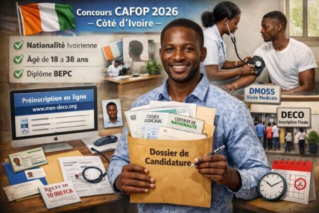 Concours CAFOP 2026 Côte d’Ivoire