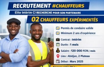 Elite Intérim CI Recrute des Chauffeurs Elite Intérim CI Recrute des Chauffeurs