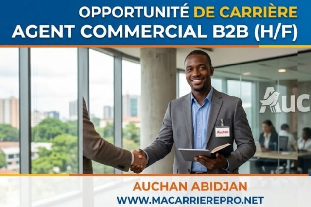 Auchan Recrute Agent Commercial B2B