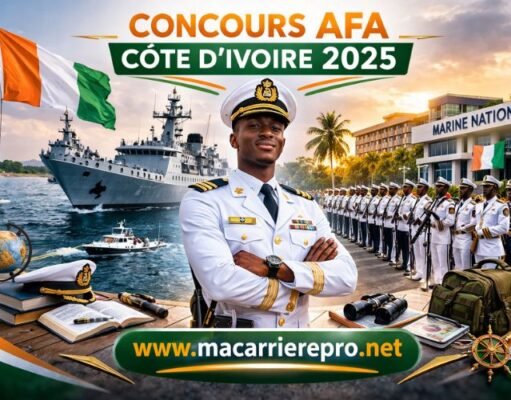 Concours AFA Côte d’Ivoire 2025 : Conditions, dossiers et présélection Marine nationale Concours AFA Côte d’Ivoire 2025