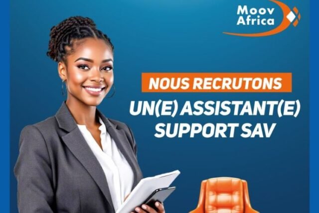 Moov Africa Côte d'Ivoire Recrute Assistant Support SAV