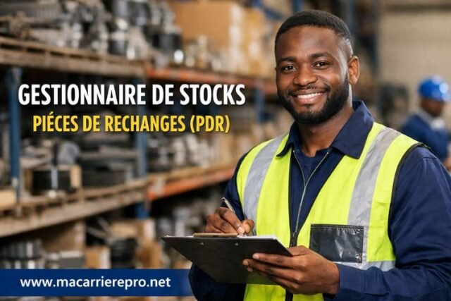 SIVOP Recrute Gestionnaire de Stocks Pièces de Rechanges