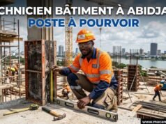 Technicien bâtiment à Abidjan : poste à pourvoir Technicien bâtiment à Abidjan