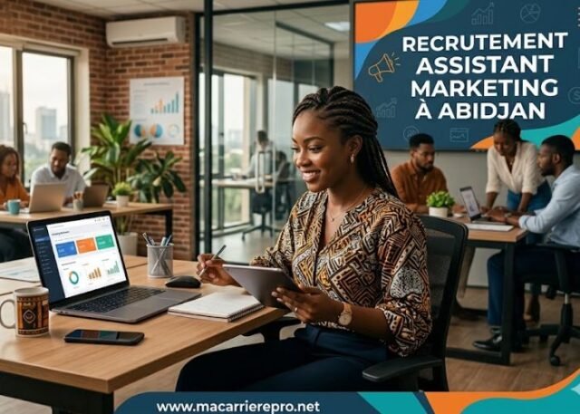 Recrutement Assistant Marketing à Abidjan