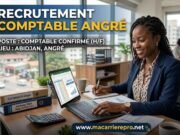 Recrutement comptable Angré : poste à pourvoir Recrutement comptable Angré
