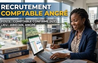 Recrutement comptable Angré : poste à pourvoir Recrutement comptable Angré