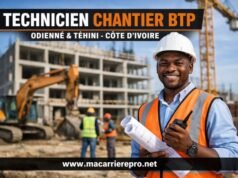 Technicien chantier BTP : poste à pourvoir Technicien chantier BTP