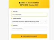 Convocation BEPC 2026 : comment imprimer sa convocation en ligne ? Convocation BEPC 2026