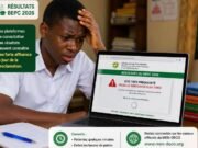 Résultats BEPC 2026 : que faire si le site est inaccessible ? Candidat essayant de consulter les résultats du BEPC 2026 sur un site internet saturé