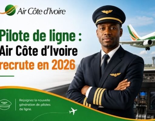 Pilote de ligne : Air Côte d’Ivoire recrute en 2026 Pilote de ligne