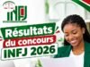 Résultats Concours INFJ 2026 : les résultats sont disponibles Résultats Concours INFJ 2026